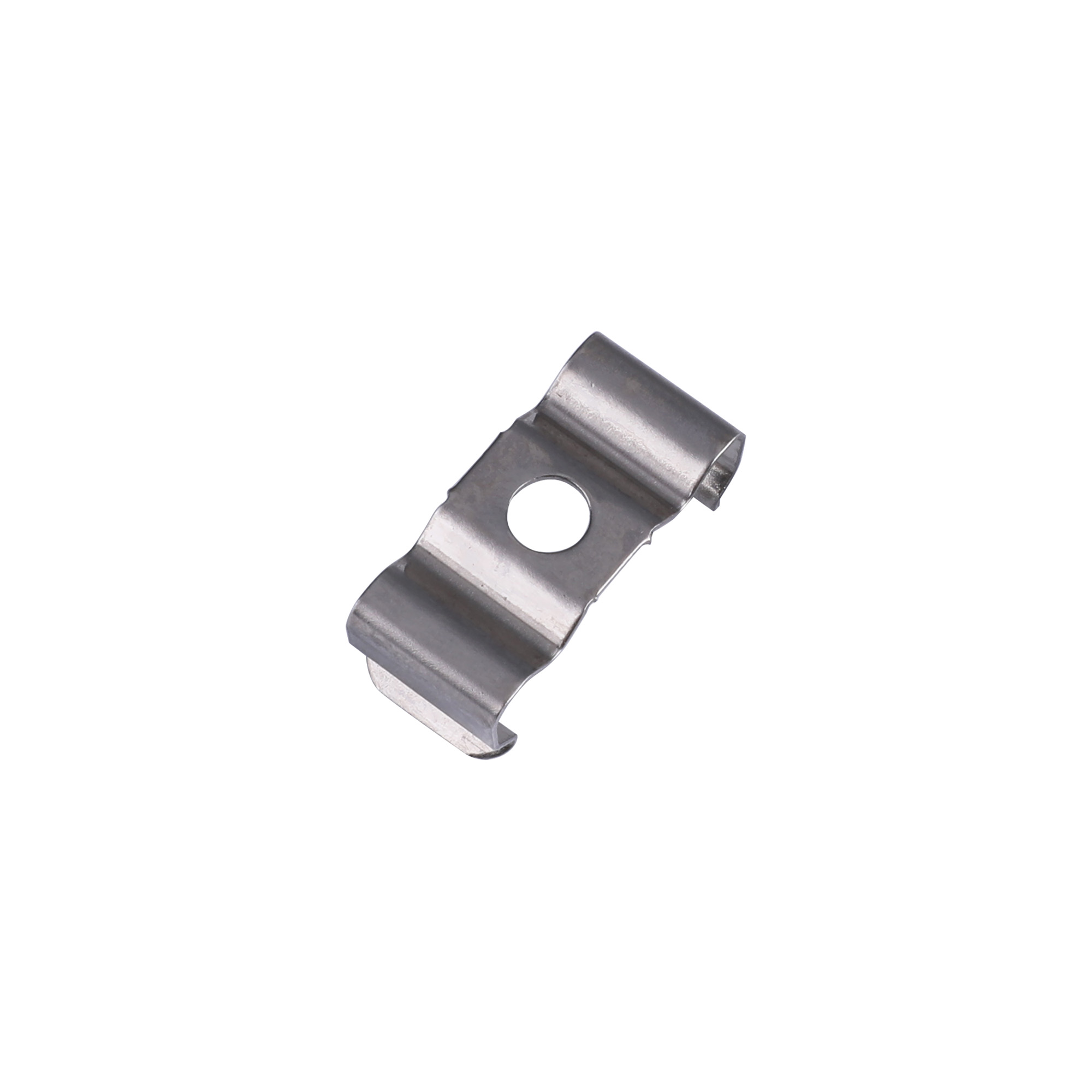 M7401  Tiras 17.1 x 15.3mm Aluminium Profile Fixing Clip With Hole (1pc) for M7392 / M7393 / M7394